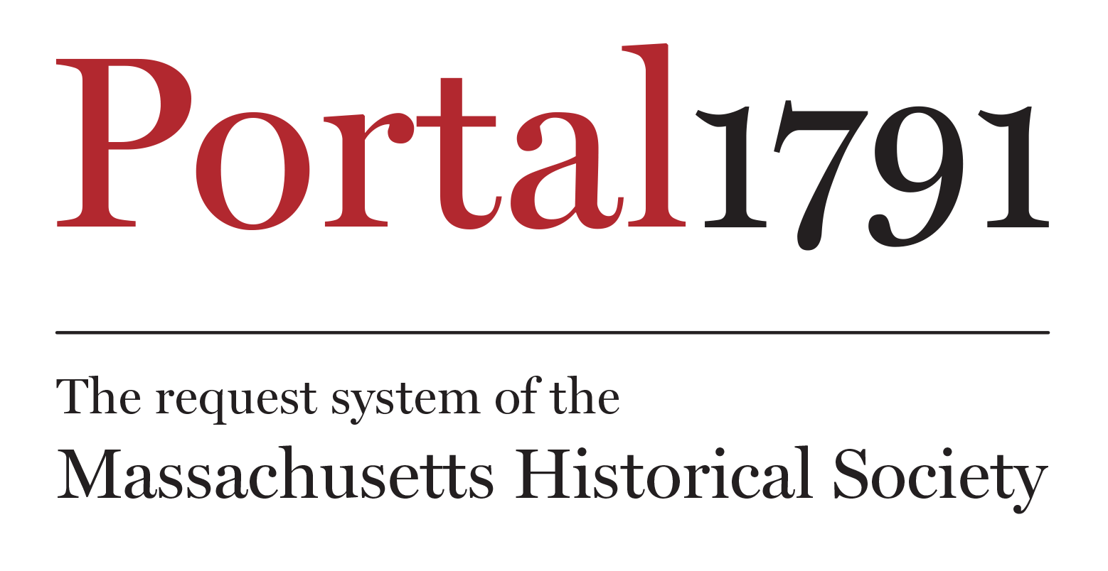 Portal1791 The request system of the Massachusetts Historical Society